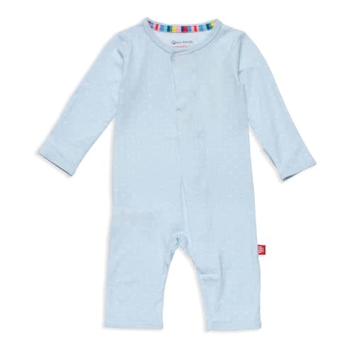 Magnetic Me Classic Magnetic Coveralls | Silky Soft Modal Fabric | Baby Onsie Available in Sizes Preemie - 24M