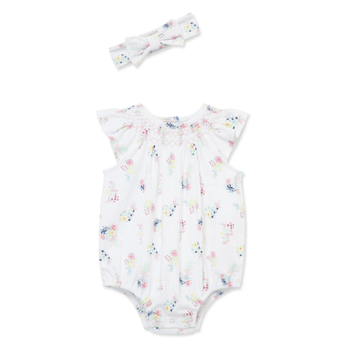 Smocked Bubble & Headband