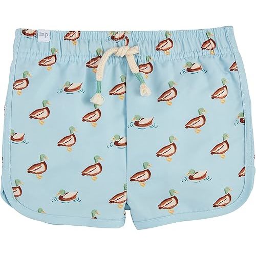 Mud Pie Children's Duck Print Trunks; 12-18M