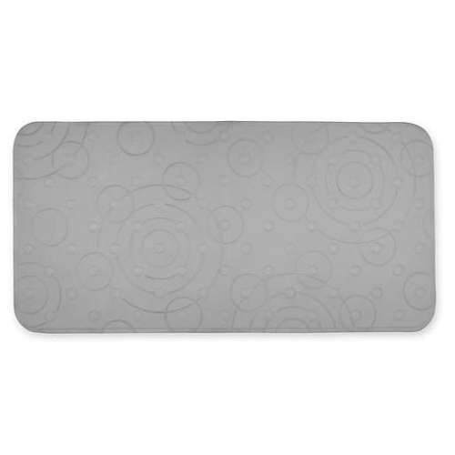Playtex® PVC Cushy Comfy Bath Mat in GreyPlaytex® PVC Cushy Comfy Bath Mat in GreyPlaytex® PVC Cushy Comfy Bath Mat in Grey