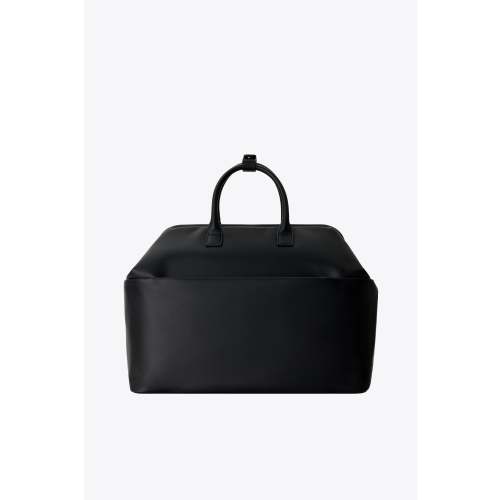 BÉIS 'The Essential Weekender' in Black - Black Weekender Bag & Overnight Bag with Wide Opening