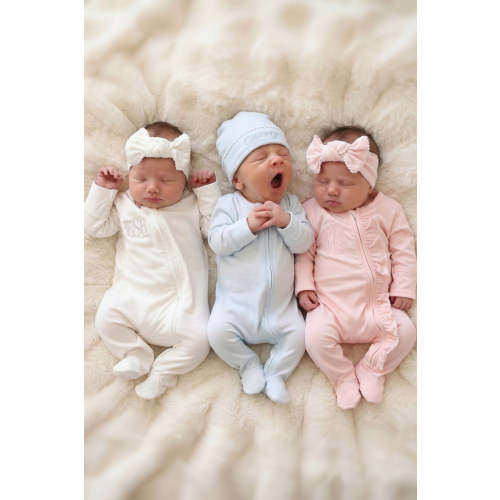Picot Trim Knit Large Bow Headwrap | Caden Lane