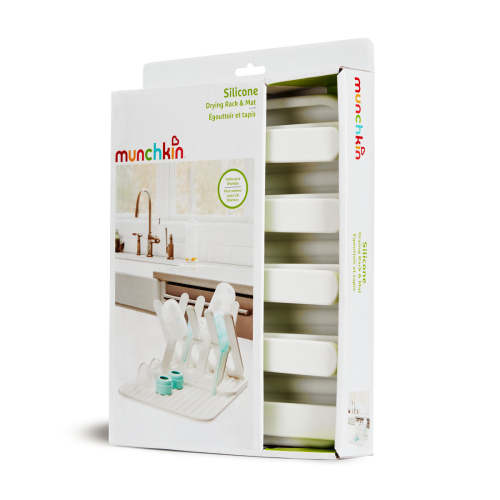 Munchkin Silicone Drying Rack & Mat