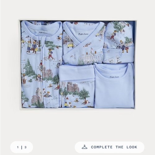 Polo Bear Cotton 6-Piece Gift Set