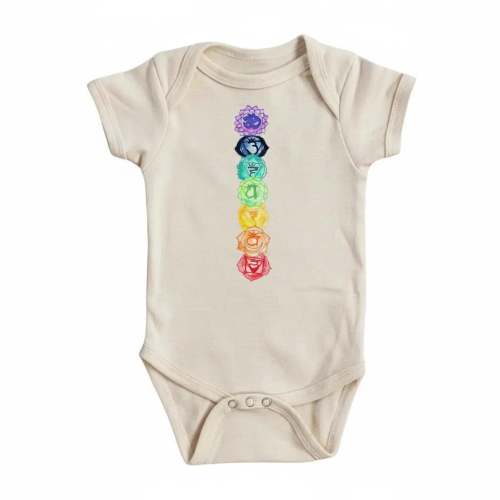 Chakra Energy Baby Onesie® Newborn Cotton Bodysuit Baby Shower Gift