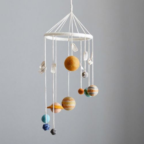 Wool Planet Ceiling Mobile