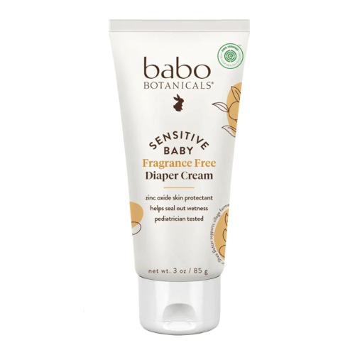 Babo Botanicals Sensitive Baby Fragrance-Free Diaper Cream