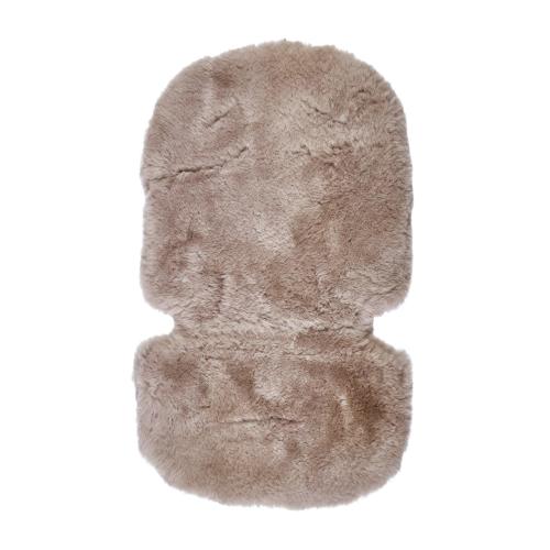 Greige Natural Sheepskin Stroller Liner