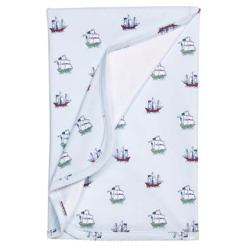 Printed Blanket - Pirate Ships