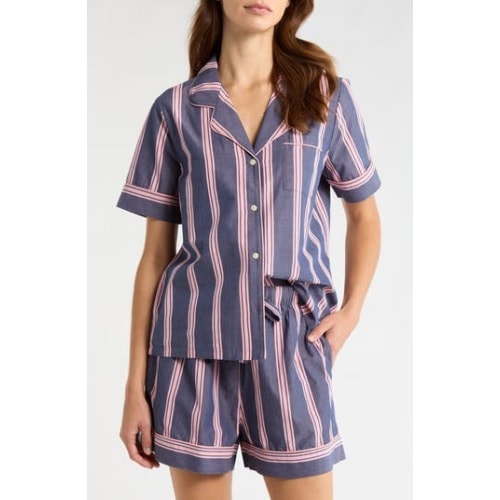 Classic Short Cotton Pajamas, Medium