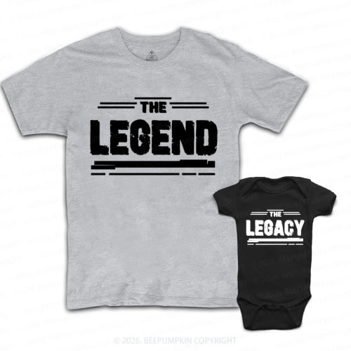 The Legend & Legacy Father’s Day Dad&Me Matching Shirts