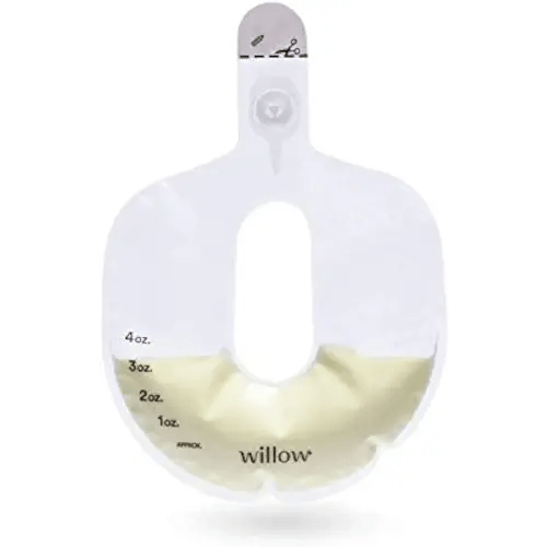 Willow - 360 Pump Spill-Proof Breast Milk Bags - 48 Ct - Holds 4 oz. Per Self-Sealing Storage Bag - Compatible with Willow 360 or 3.0 Wearable Hands Free Breast Pump