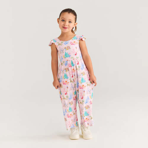 Disney Castles Scoop Back Jumpsuit