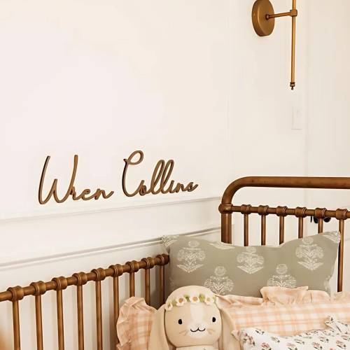 Name Sign Wooden Name Sign Nursery Name Sign Baby Name Sign Family Name Sign Custom Wood Name Sign Laser Cut Name Sign Name Crib Sign