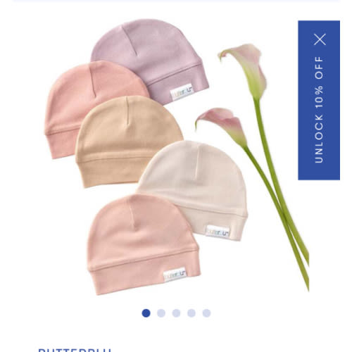 CHARLIE 5-Pack Caps, Sorbet - butterblu | Maisonette
