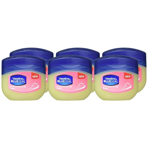 Set of Six Vaseline Baby Gentle Protective Petroleum Jelly- Travel Size, 1.7 Oz, 6 Count (Pack of 1)