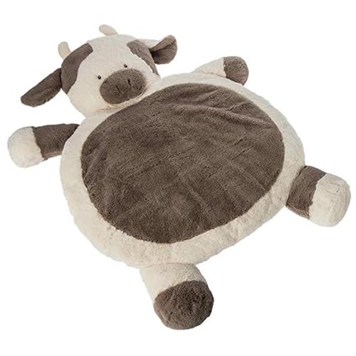 Mary Meyer Bestever Baby Mat Cushioned Tummy Time Floor Play Mats for Babies and Toddlers, 31 x 23-Inches, Booboo MooMoo Cow