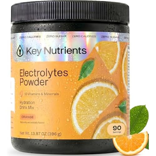 KEY NUTRIENTS Potassium Multivitamin Electrolytes, Orange, 90 Servings
