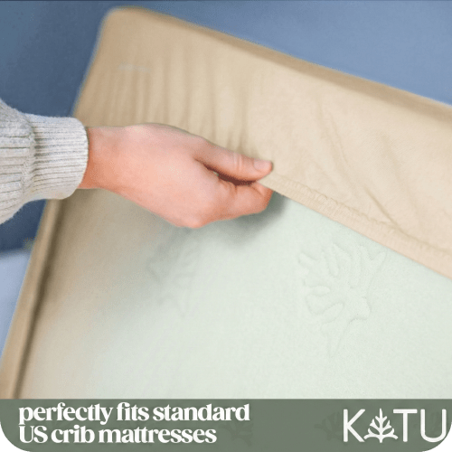 Organic Crib Mattress Waterproof Protector (Natural)