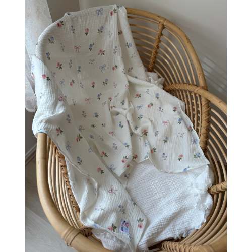 Organic Muslin Nursing Cover - Bow & Bloom