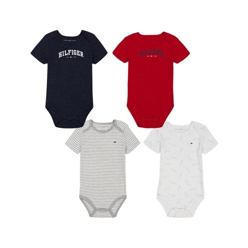 Tommy Hilfiger baby-girls 4 Pack Bodysuits