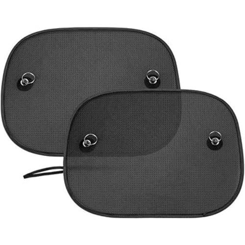 AumoToo Car Sun Shade, 2 Pack Car Side Window Sunshades Universal Baby Sun Shades Blocking Harmful UV Rays Sun Glare Heat for Baby Kids Pets, 44cm*36cm (Suction cup Stick)