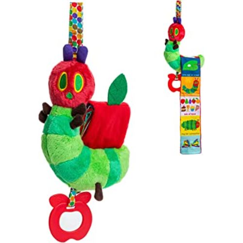 KIDS PREFERRED World of Eric Carle The Very Hungry Caterpillar Roll Out Activity Toy with Teether, Multicolor (55734)