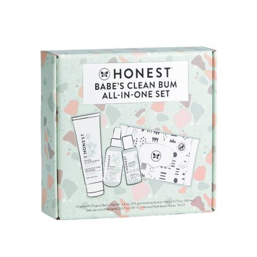 The Honest Company Babe's Clean Bum All-In-One Gift Set - 4pk