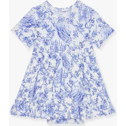 Briar Ruffled Twirl Bodysuit Dress White - Posh Peanut | Maisonette