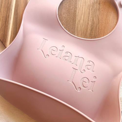 Custom Silicone Bib, Reusable Personalized Bibs, Name Silicone Bib, special baby Shower Gift