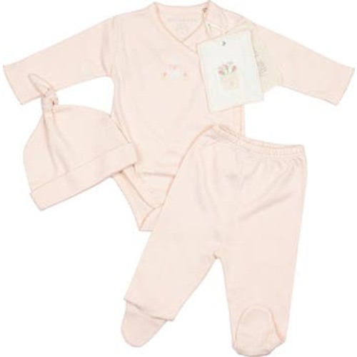 Pima Embroidered Bundle Set, 0-3M