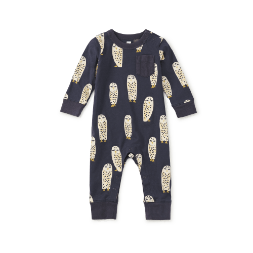 Long Sleeve Pocket Baby Romper