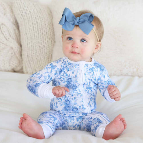 Betsy's Blooms Convertible Zip Romper | Caden Lane