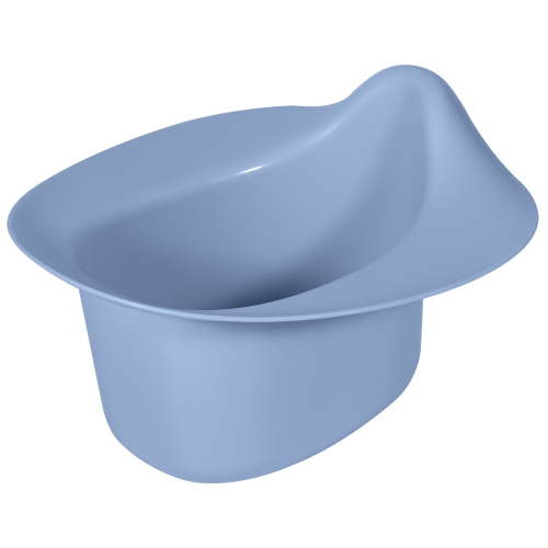 Kindsgut Elimination Communication Baby Potty – Ergonomic Infant Potty for Babies, Easy-Clean EC Potty with Splash Guard, Includes Printed EC Beginner Guide, piegon blue