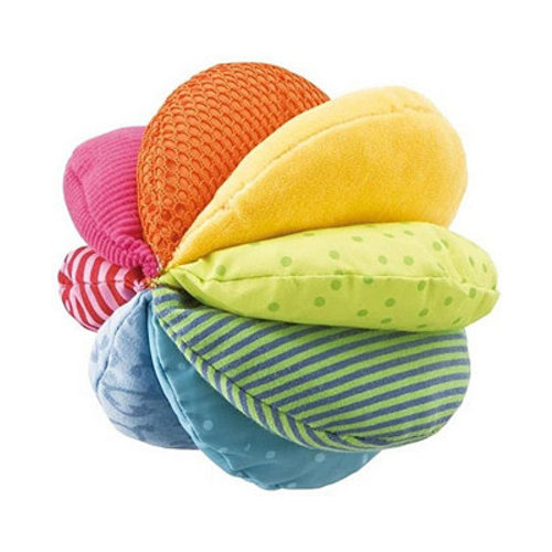 Baby Sensory-Textured Rainbow Fabric Ball