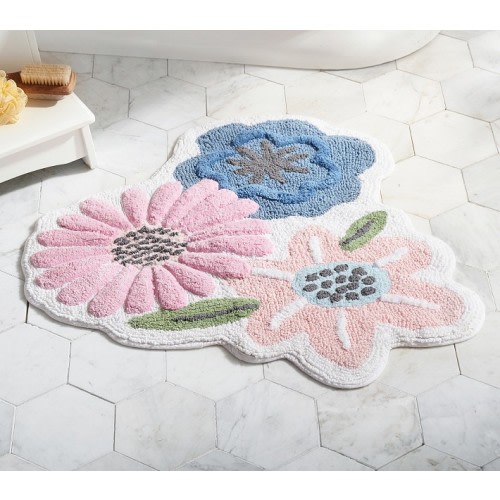 Floral Bath Mat