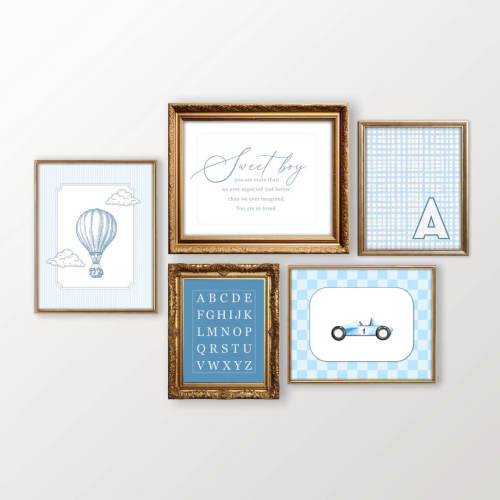 Sweet Boy Bundled Digital Nursery Art
