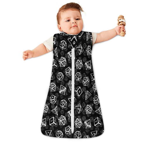 Dungeo-,ns And Dragon Ba-by Sleep Sack Ba-by Wearable Blanket with Zipper Winter Newb-orn Sleeping Sack Warm Soft Comfy
