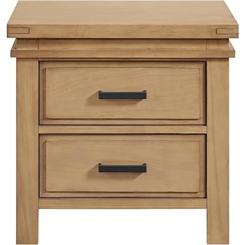 Soho Baby Mystic 2-Drawer Nightstand, Honey Wood