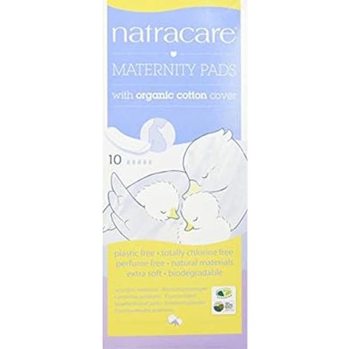 Natracare Maternity Pads 2 Boxes, 10 Pads in Each Box (20 Pads Total)