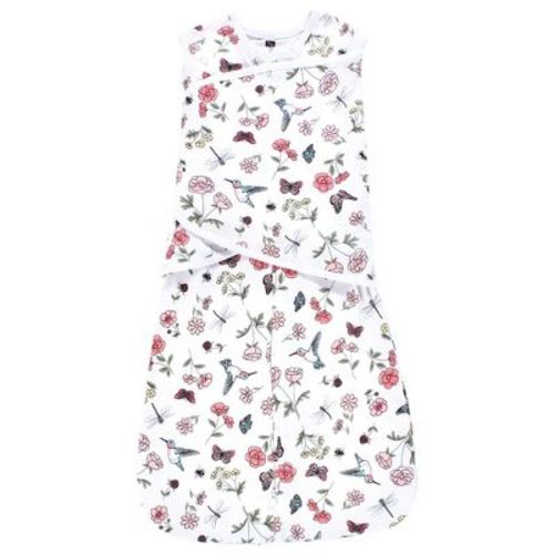 Hudson Baby Infant Girl Convertible Swaddle Sleep Sack, Hummingbird Garden, 3-9 Months