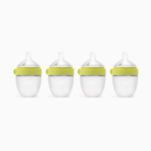 Comotomo Silicone Baby Bottle 2.0 - Green, 5 Oz, 4