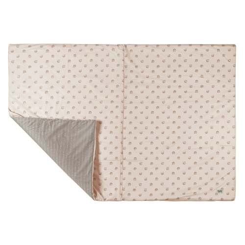 Toki Kids Epic Padded Play Mat 60" x 84", Rainbow peach
