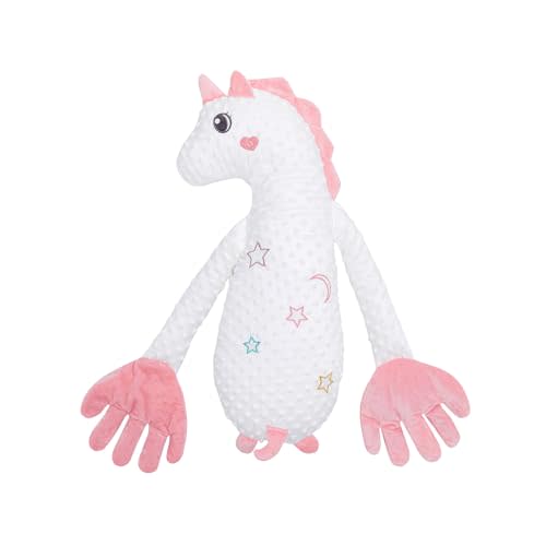 DAOLUAN Baby Soothers Toys, Cute Animal Plush Stuffed Doll Toy for Girls Boys, Portable Dinosaur Unicorn Figure Soothing Dolls for Home and Travel (002, OneSize)
