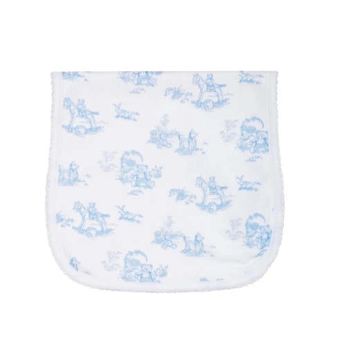 Teddy Bear Toile Burp Cloth