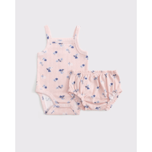 baby pointelle bodysuit set