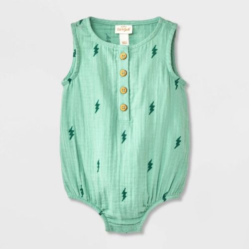 Baby Boys' Gauze Romper - Cat & Jack™