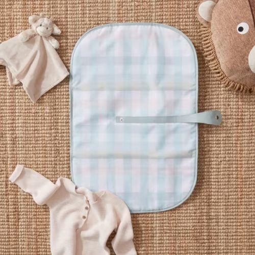 Adairs Kids - Soft Check Travel Change Mat | Adairs