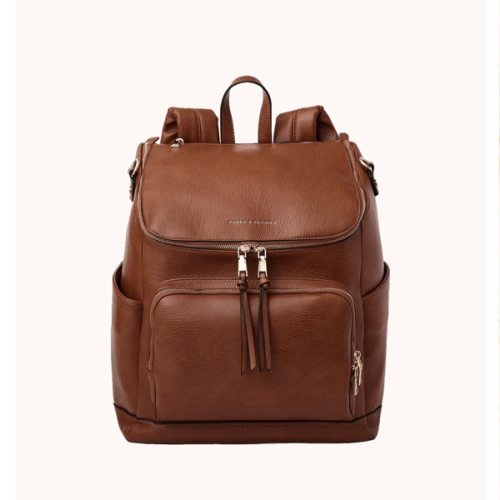 Lullaby Diaper Backpack Chestnut | Poppy and Peonies – www.poppyandpeonies-us.com