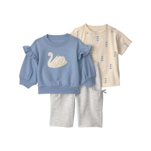 Carter's Child of Mine Baby Girl Outfit Set 3-Piece, Sizes 0/3-24 Months